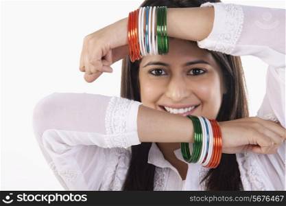 Woman with bangles