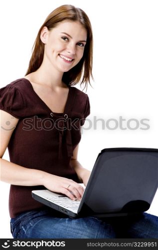 Woman With Computer