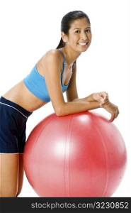 Woman With Fitball