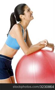Woman With Fitball