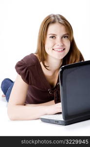 Woman With Laptop