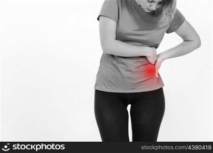 woman with sore loin