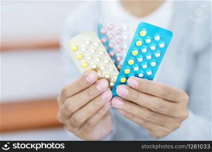 Women are Taking birth control pills after sex
