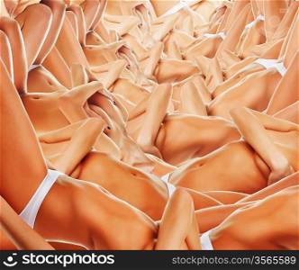 Women bodies dune