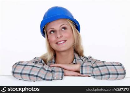 Women dreamy construction helmet
