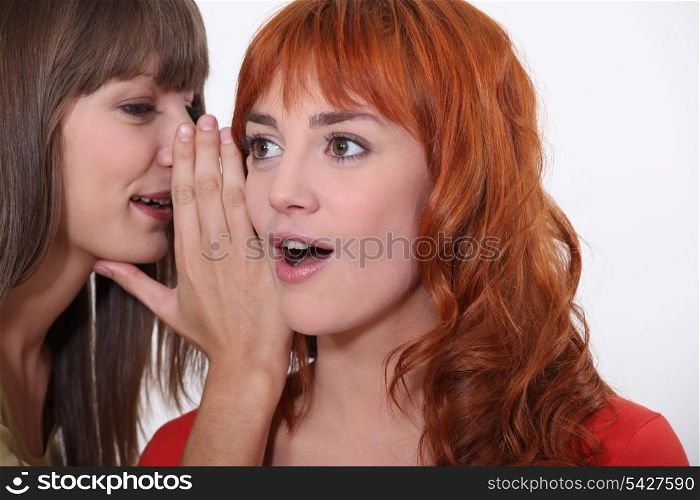 Women gossiping