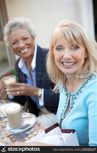 Women Having Coffee Drinks