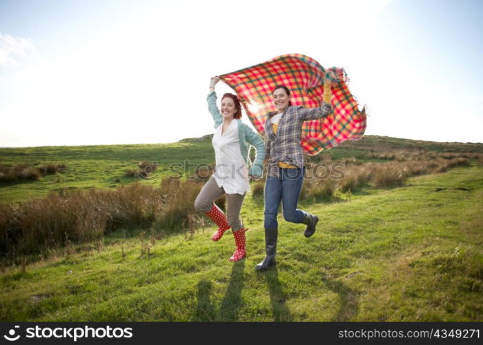 Women in countryside