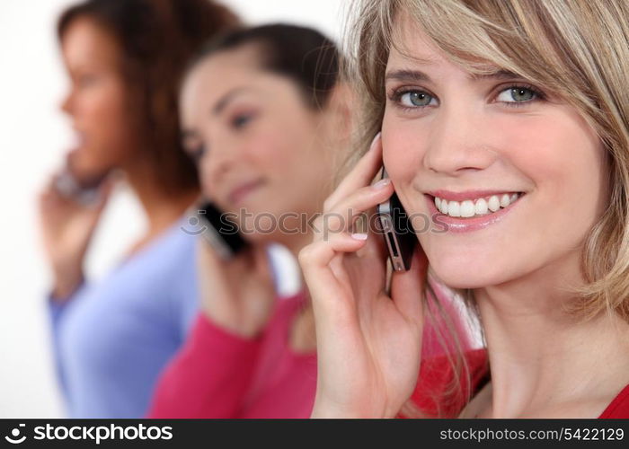 Women on the phone