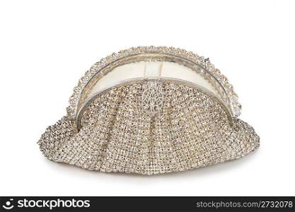 women`s purse isolated on white