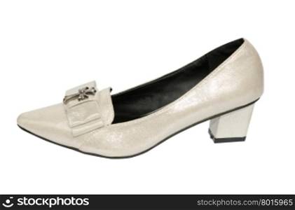 Women Shoes isolated on the white background.
