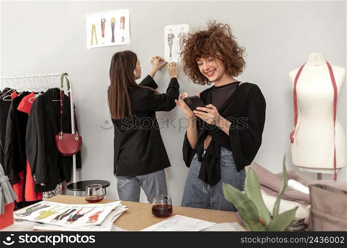women shopping clothes