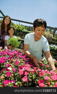 Women Shopping for Plants