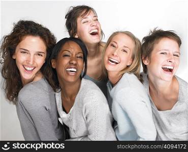Women smiling and looking at the camera