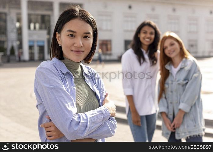 women spending time together