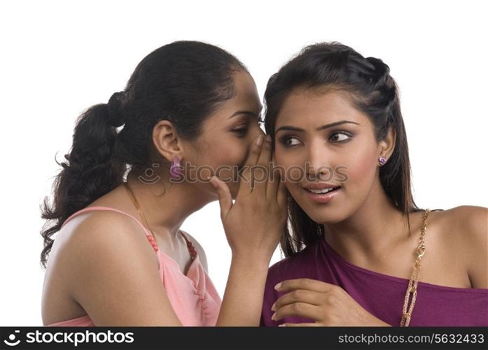 Women whispering