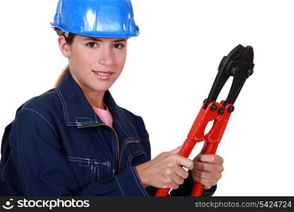 Women with tongs
