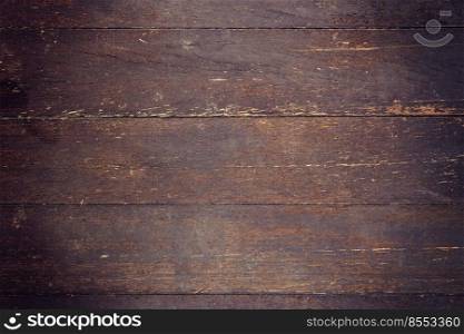 wood background and texture with vintage toned.