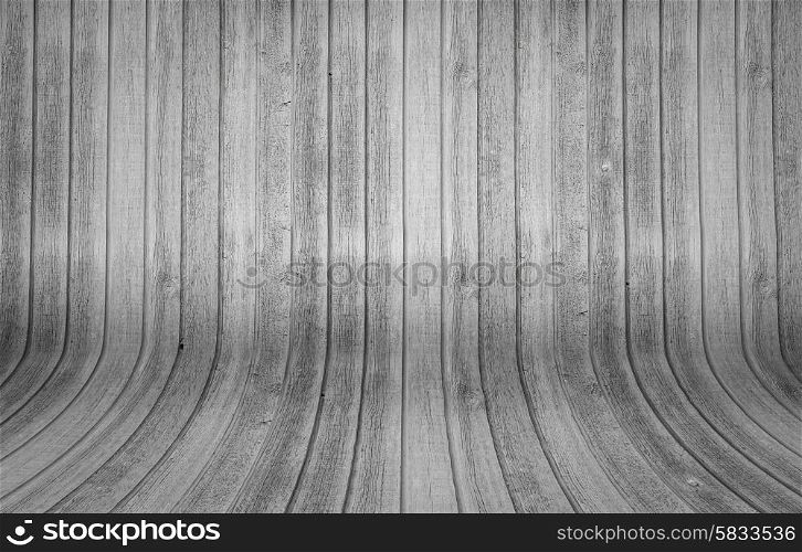 Wood background with verical and curved planks