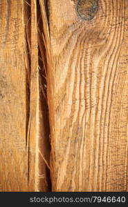 Wood. Closeup of brown grunge wooden wall as background or texture