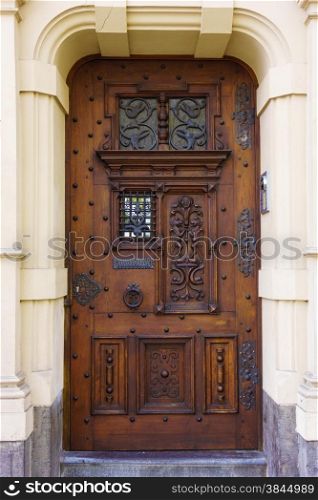 wood door. old door
