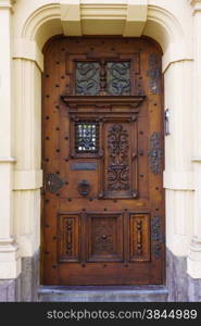 wood door. old door