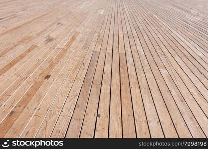 Wood Flooring in the Old Port of Tel Aviv