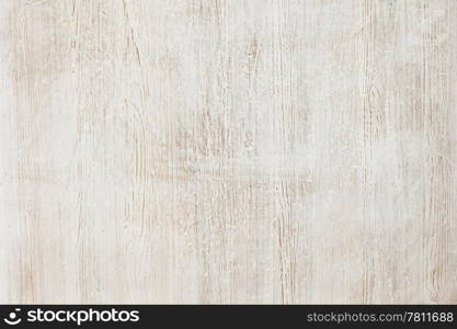 Wood painted white, worn and scratched background texture