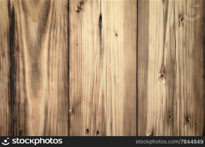 Wood plank texture for background with natural patterns. Top view
