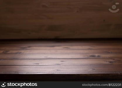 Wood table top background texture.  Wooden tabletop front view with copy space