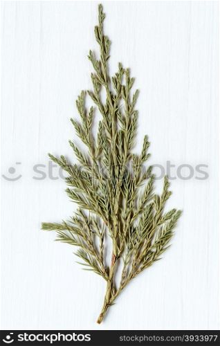 Wood texture background with dried plant decoration