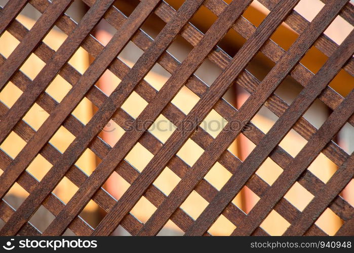 Wood texture with checked patterns as background