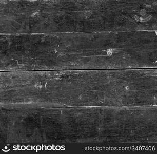 Wood vintage background of black painted plank