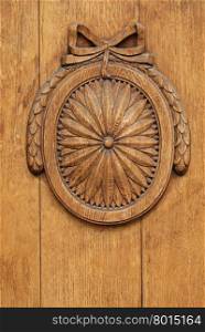 Woodcarving. Czech architectural ornament