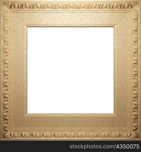 wooden antique frame made 3 D graphics