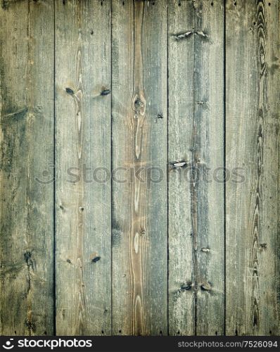 Wooden background. Abstract rustic wood texture. Vintage style toned photo with vignette