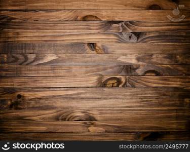 Wooden background of thin planks