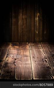 Wooden background. Wooden table top