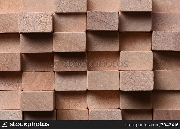 Wooden blocks abstract background