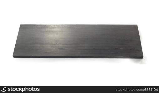 wooden board isolated on white background