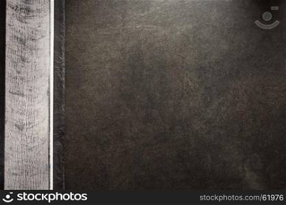 wooden brick at stone background texture
