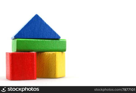 Wooden building blocks