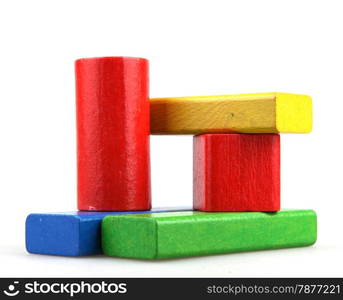 Wooden building blocks