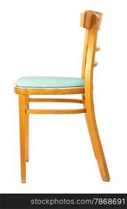 Wooden chair. Isolated