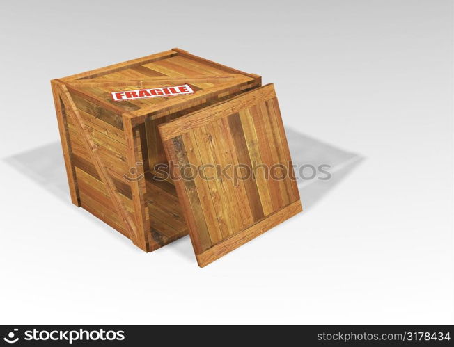 Wooden crate