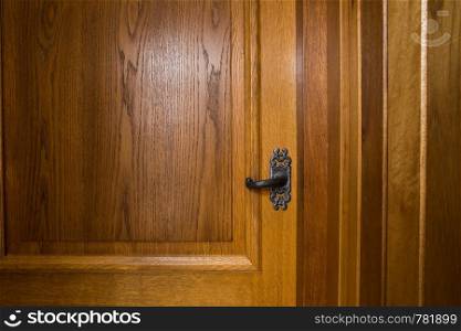 Wooden door antique style, vintage design background texture wall. Wooden door antique style, vintage design background texture