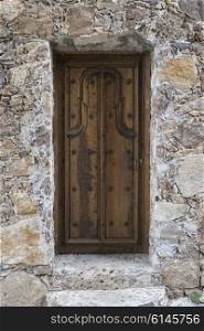 Wooden Doorway of a house, Zona Centro, San Miguel de Allende, Guanajuato, Mexico