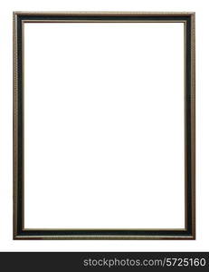 wooden frame isolated on a white background