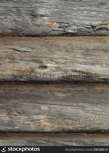 Wooden log walls. background