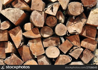 Wooden Logs Background